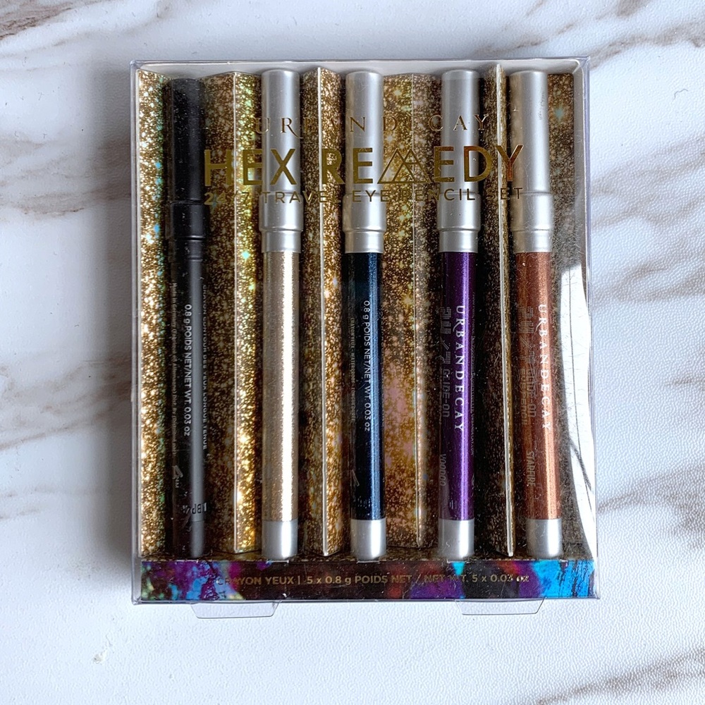 URBAN DECAY Hex Remedy 24/7 Glide On Eyeliner Travel Set of 5 - New